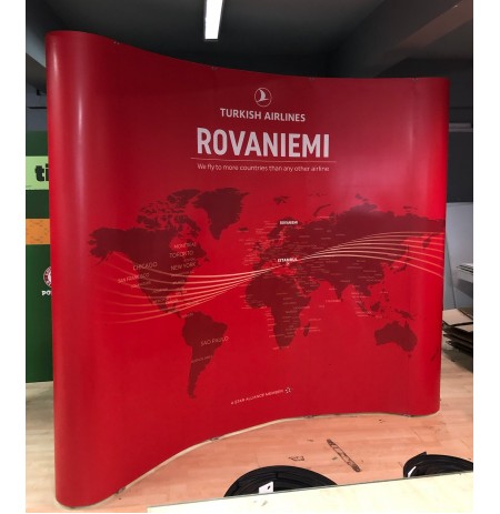 Örümcek Stand 3 Panel Oval