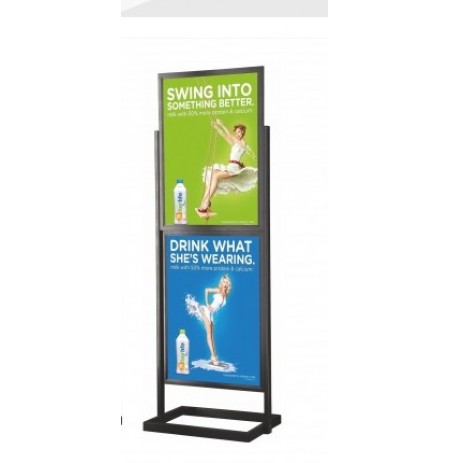 Sürgülü Stand “Kare Taban” 50x70 çift taraflı