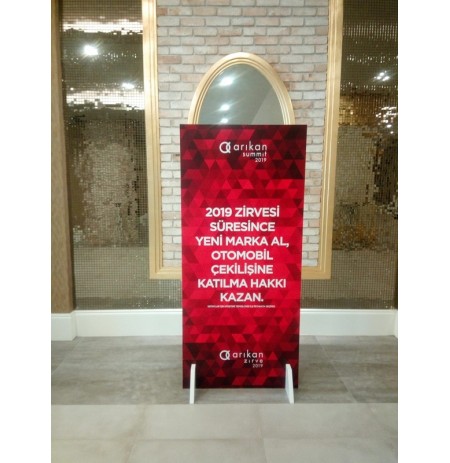 Ahşap Ayaklı Pano