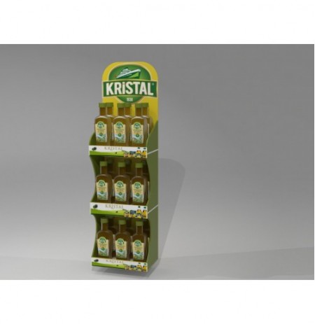 AHŞAP STAND RAFLI 021 TEK YÖNLÜ