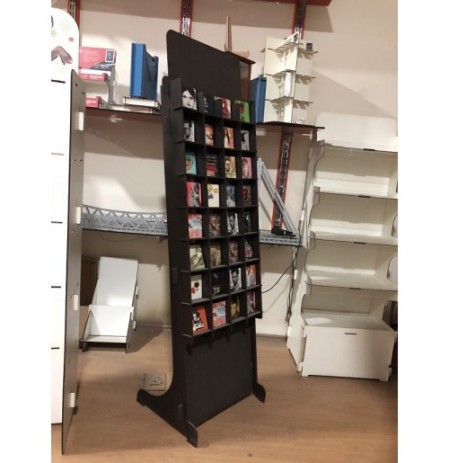 AHŞAP STAND RAFLI 022 TEK YÖNLÜ