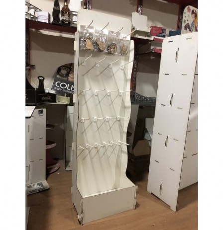  AHŞAP STAND RAFLI 023 TEK YÖNLÜ