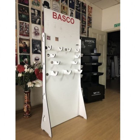 AHŞAP STAND RAFLI 024 TEK YÖNLÜ