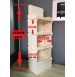 AHŞAP STAND RAFLI 029 TEK YÖNLÜ