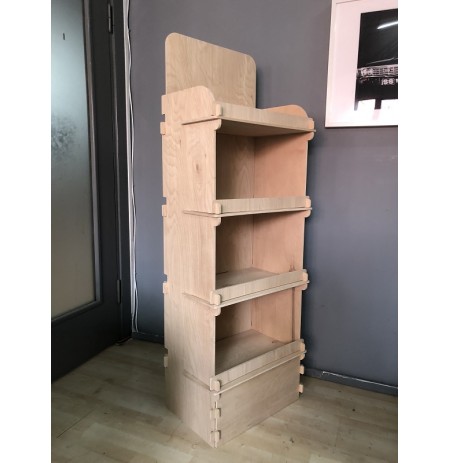 AHŞAP STAND RAFLI 029 TEK YÖNLÜ