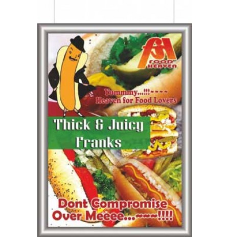 Çift Taraflı A3 29x42 25mm Alüminyum Çerçeve 