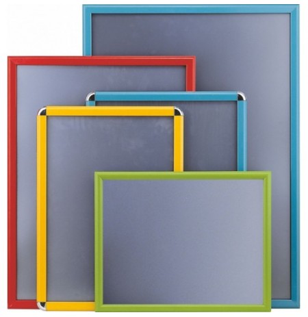 Renkli A4 21x29 25mm Alüminyum Çerçeve 