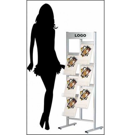 AYAKLI BROŞÜRLÜK 6XA4 BASAMAKLI STAND