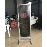 500X1400MM SÜRGÜLÜ AFİŞ STANDI TAM 