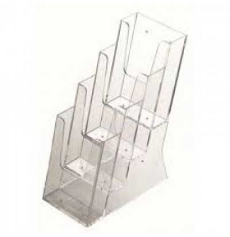 MASAÜSTÜ 4 KATLI 1/3 A4 BROŞÜRLÜK(4X(10X21)CM)