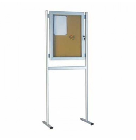 İlan Panosu 4 A4 500x700 mm T Ayaklı Mantar Zeminli