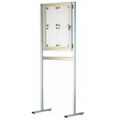 İlan Panosu 4 A4 500x700 mm T Ayaklı Sac Zeminli 