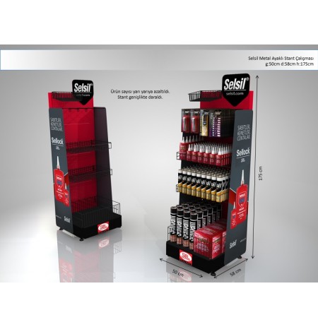 METAL STAND RAFLI - 12