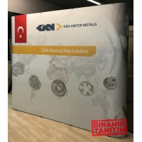 Örümcek Stand 3 Panel Düz