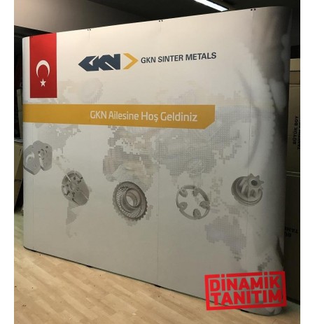 Örümcek Stand 3 Panel Düz