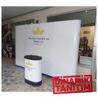 Örümcek Stand 4 Panel Düz