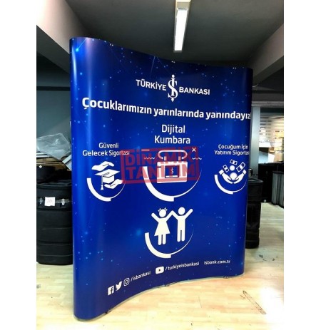 Örümcek Stand 2 Panel Oval