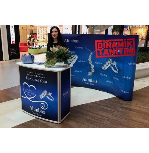 ÖRÜMCEK STAND 2X3 OVAL KİRALAMA