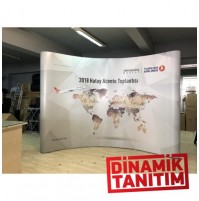 Örümcek Stand 4 Panel Oval