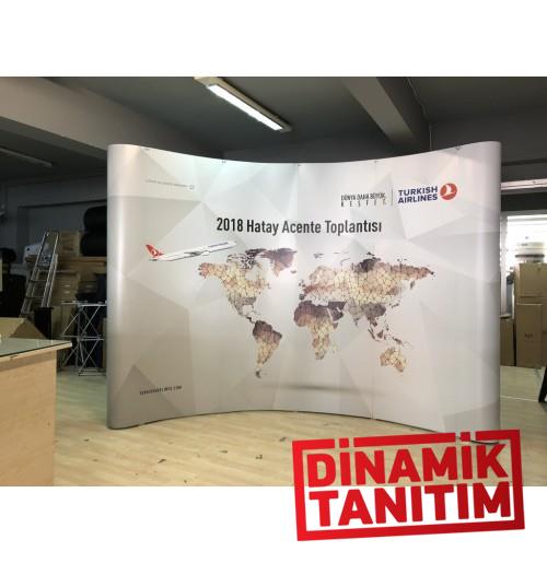 Örümcek Stand 4 Panel Oval