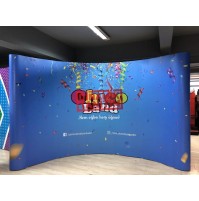 Pop Up Stand 3x5 Oval
