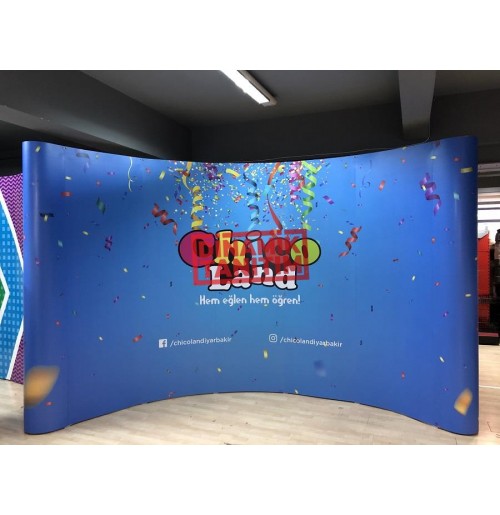 Pop Up Stand 3x5 Oval
