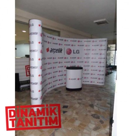 Örümcek Stand 6 Panel Oval
