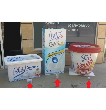 Strafor Köpük 3D - Süt ve Penir Kutusu -01