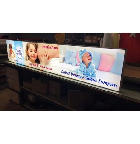 TEKSTİL ÇERÇEVE IŞIKLI 40X195CM